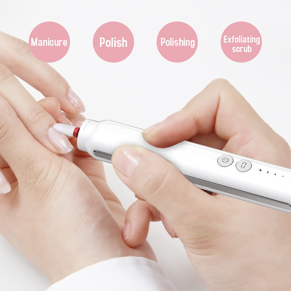MAYCREATE Electric Nail Drill Machine Kit For Women, 5 Polish Bits,Adjustable Polishing Speed USB Rechargable Professional Nail Drill Machine Set for Various Nail Art MAYCREATE Electric Nail Drill Machine Kit For Women, 5 Polish Bits,Adjustable Polishing Speed USB Rechargable Professional Nail Drill Machine Set for Various Nail Art